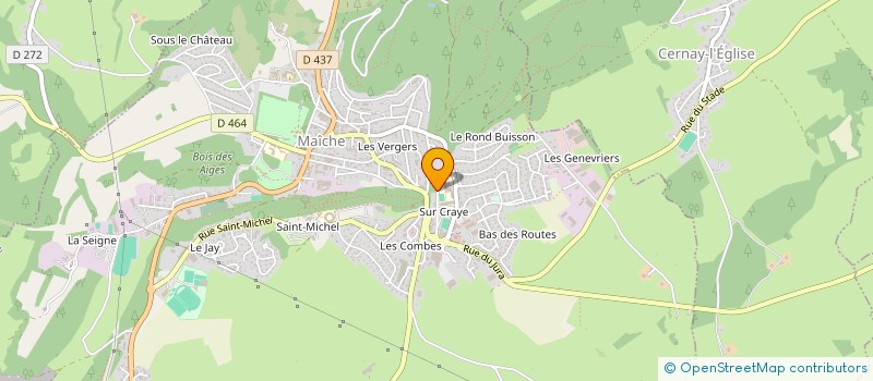 localisation de l'entreprise MAINTENANCE ET CREATION INDUSTRIELLE DU PAYS MAICHOIS  MAICHE