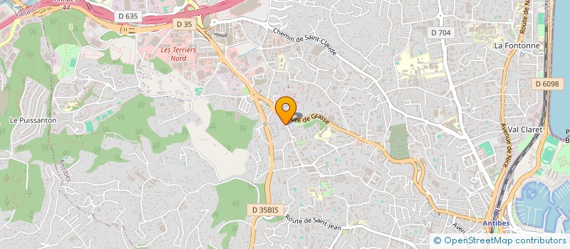 localisation de l'entreprise MAINTENANCE ET REALISATION PARCS à ANTIBES