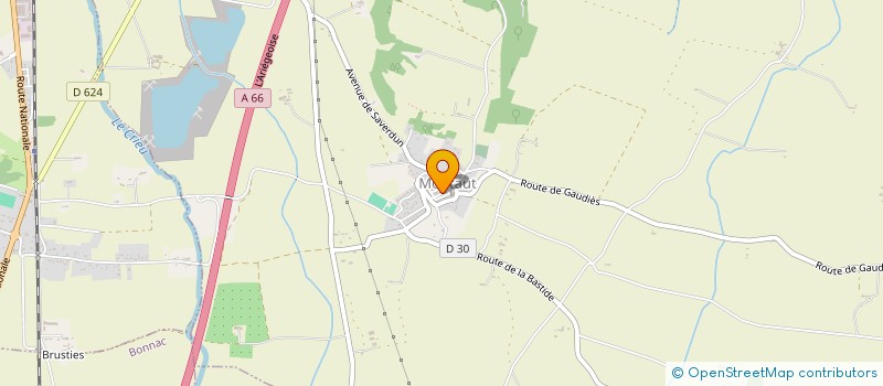 localisation de l'entreprise MAINTENANCE ET SOLUTIONS à MONTAUT