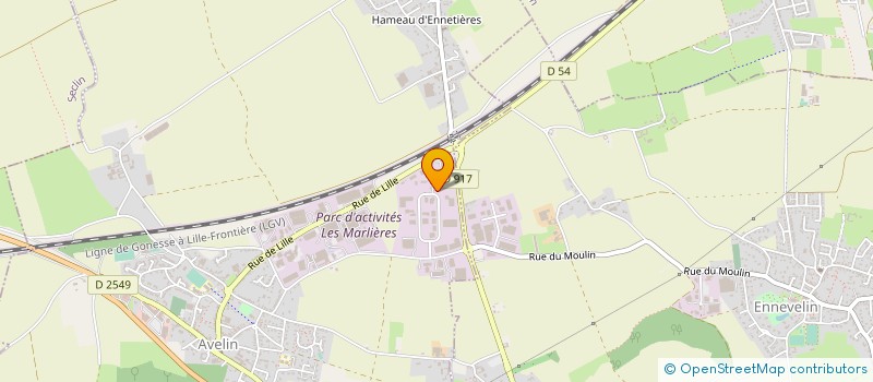 localisation de l'entreprise MAINTENANCE-FACADES-GROS ENTRETIENS-DIAGNOSTICS EN ABREGE M.F.G.D. à AVELIN