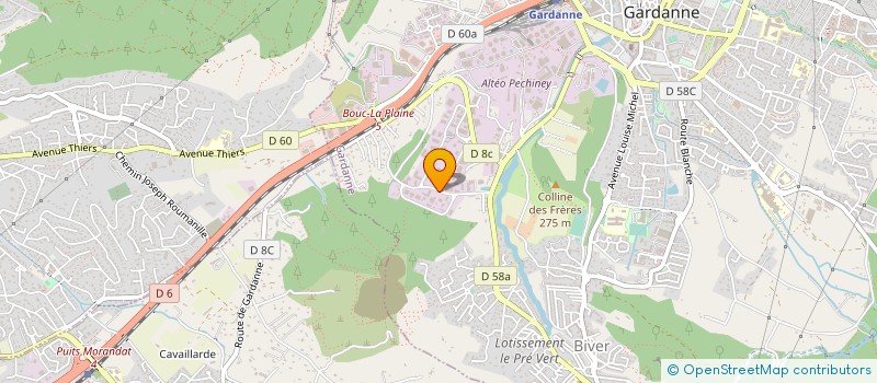 localisation de l'entreprise MAINTENANCE GENERALE COLLECTIVITES à GARDANNE