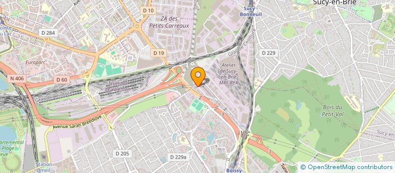 localisation de l'entreprise MAINTENANCE GENERALE D ELECTRICITE à BOISSY-SAINT-LEGER