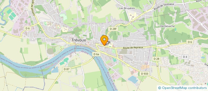 localisation de l'entreprise MAINTENANCE GESTION IMMOB INDUST à TREVOUX