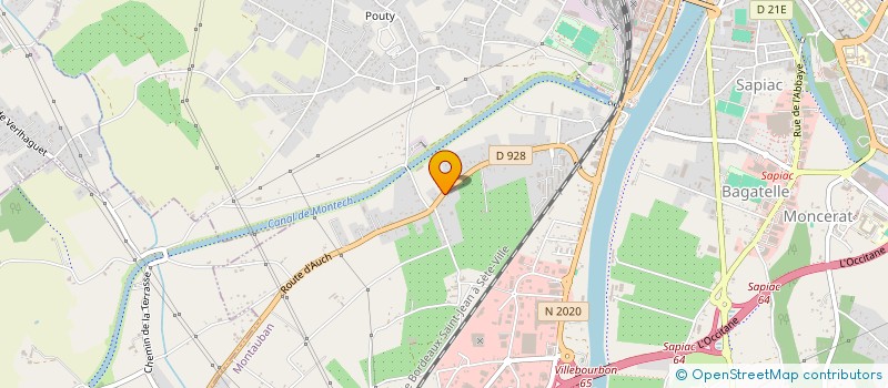 localisation de l'entreprise MAINTENANCE IMMO 82 à MONTAUBAN