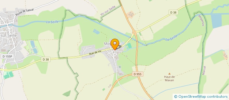 localisation de l'entreprise MAINTENANCE IMMOBILIERE DU SAULNOIS  MOYENVIC