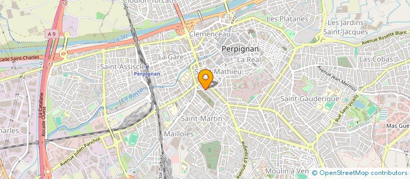 localisation de l'entreprise MAINTENANCE IMMOBILIERE ROUSSILLON à PERPIGNAN