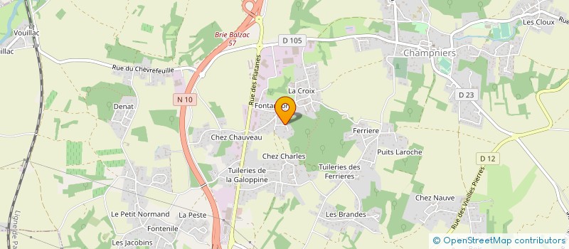 localisation de l'entreprise MAINTENANCE INDUSTRIE EQUIPEMENT à CHAMPNIERS