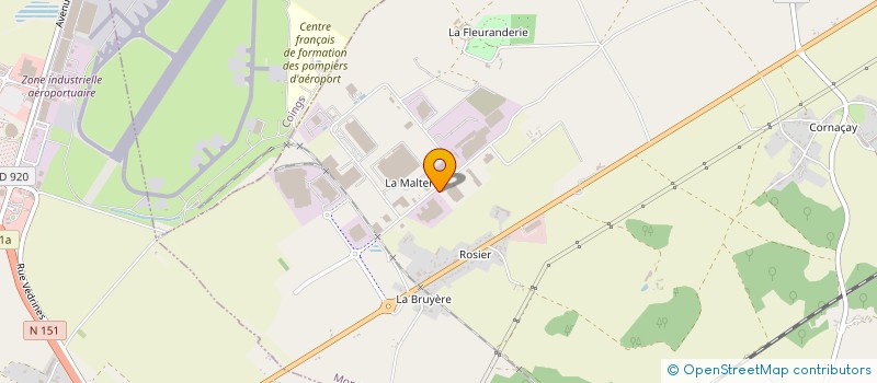 localisation de l'entreprise MAINTENANCE INDUSTRIELLE à MONTIERCHAUME
