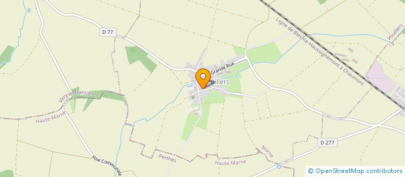 localisation de l'entreprise MAINTENANCE INDUSTRIELLE DU GUE  VOUILLERS