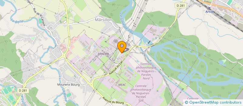 localisation de l'entreprise MAINTENANCE INDUSTRIELLE ET MANUTENTION  OS-MARSILLON