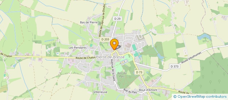localisation de l'entreprise MAINTENANCE INDUSTRIELLE SNC à PIERRE-DE-BRESSE