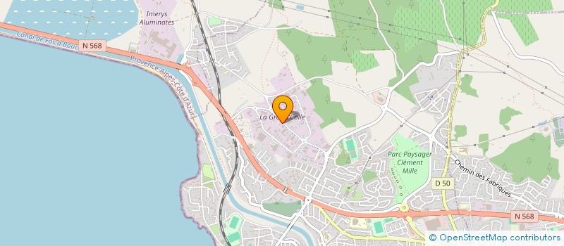 localisation de l'entreprise MAINTENANCE INDUSTRIES ET HABITAT  PORT-DE-BOUC