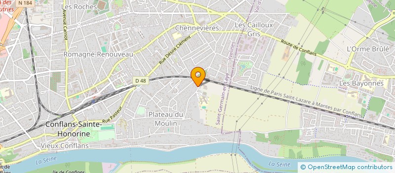 localisation de l'entreprise MAINTENANCE-INFORMATIQUE  CONFLANS-SAINTE-HONORINE