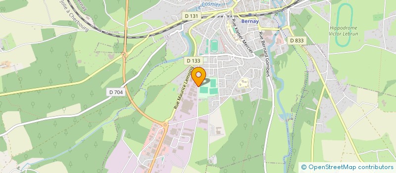 localisation de l'entreprise MAINTENANCE INFORMATIQUE BERNAYENNE à BERNAY