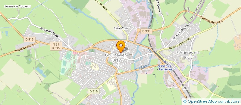 localisation de l'entreprise MAINTENANCE INFORMATIQUE BRAYONNE  GOURNAY-EN-BRAY