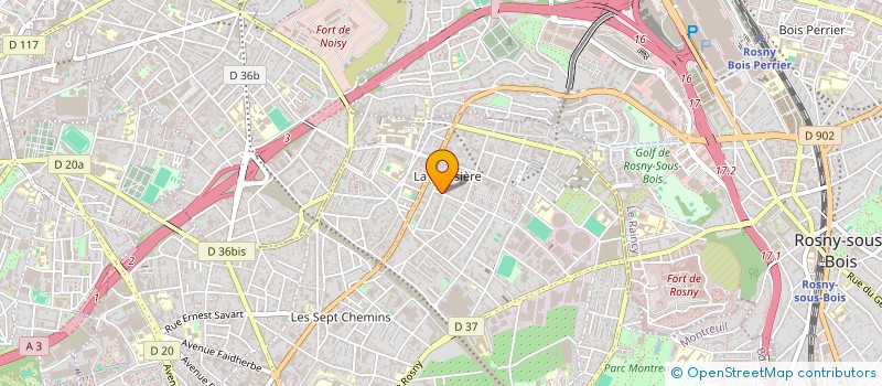 localisation de l'entreprise MAINTENANCE INSTALLATION FROID à MONTREUIL