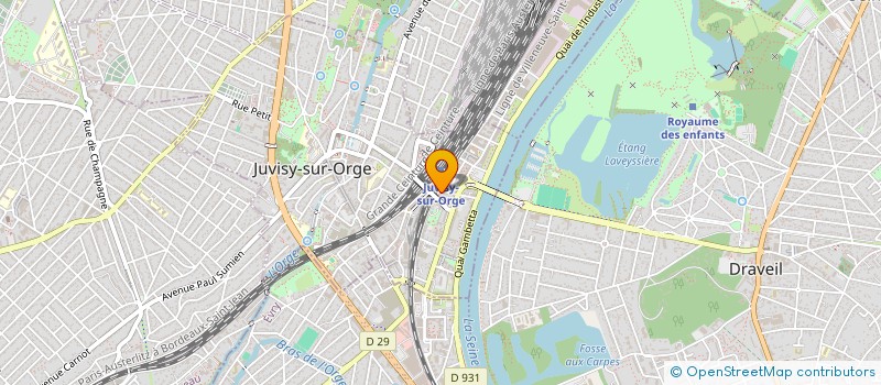 localisation de l'entreprise MAINTENANCE INTERIM à JUVISY-SUR-ORGE