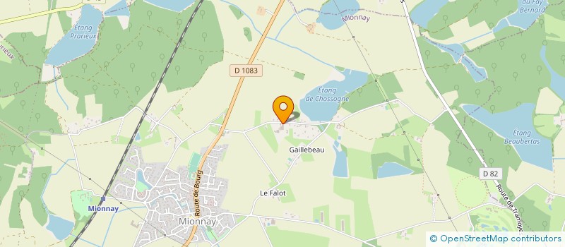 localisation de l'entreprise MAINTENANCE LEVAGE SERVICE  MIONNAY