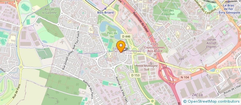 localisation de l'entreprise MAINTENANCE MULTI SERVICES à EVRY-COURCOURONNES