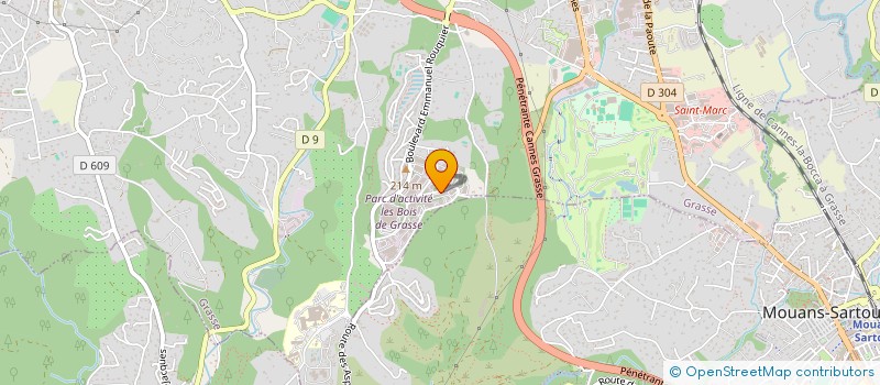 localisation de l'entreprise MAINTENANCE NETTOYAGE à GRASSE
