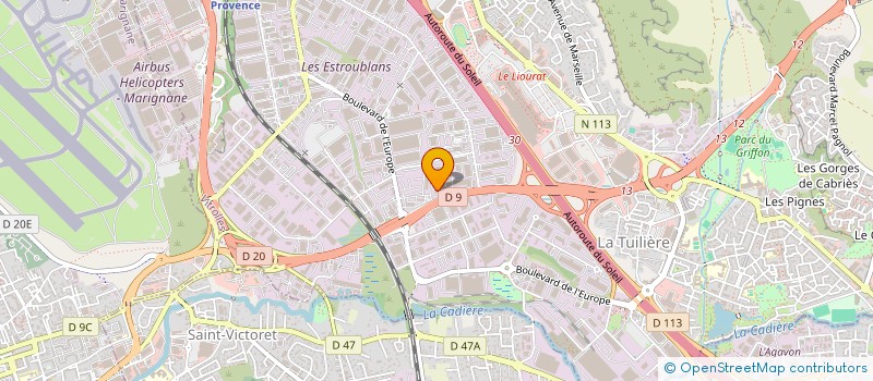 localisation de l'entreprise MAINTENANCE & NETTOYAGE DU MIDI à VITROLLES