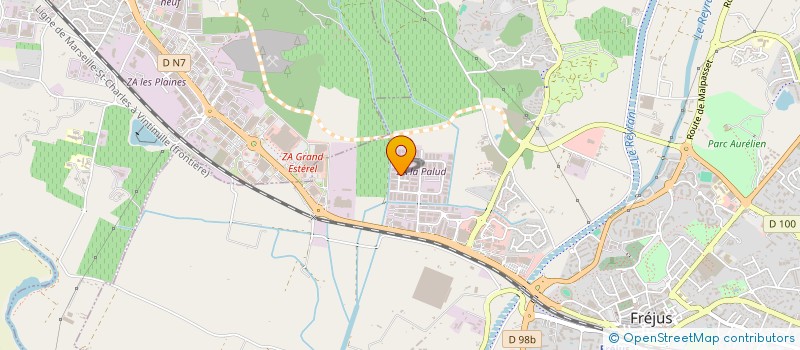 localisation de l'entreprise MAINTENANCE PISCINE IRRIGATION à FREJUS