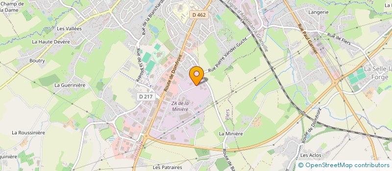 localisation de l'entreprise MAINTENANCE POUR L'INDUSTRIE à FLERS