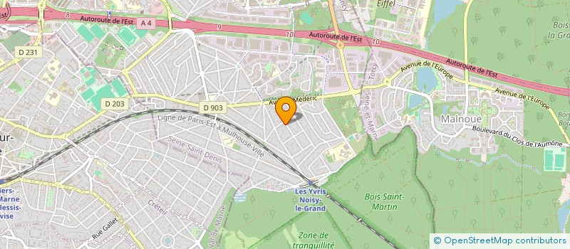 localisation de l'entreprise MAINTENANCE PRESTATION & ETUDE EN ELECTRICITE à NOISY-LE-GRAND