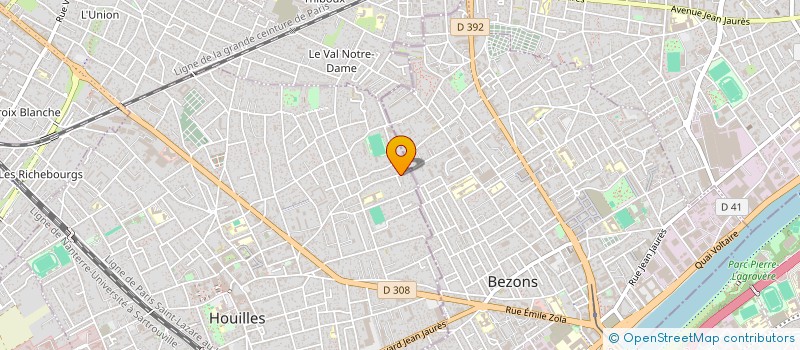 localisation de l'entreprise MAINTENANCE PRESTATION SERVICE BATIMENT à HOUILLES