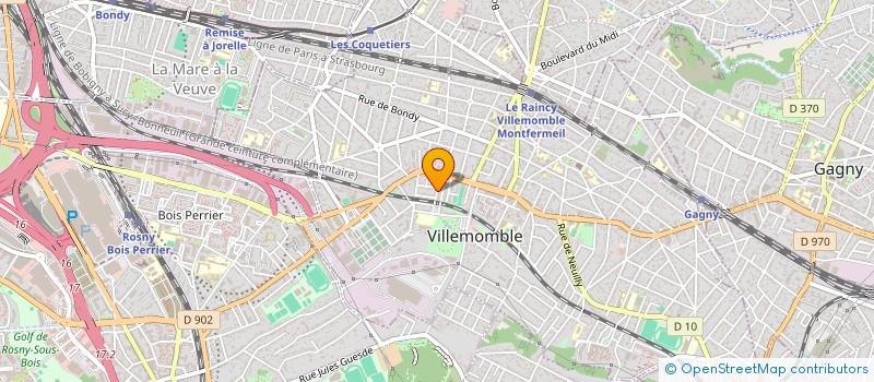 localisation de l'entreprise MAINTENANCE PRODUCTION KONSULT à VILLEMOMBLE