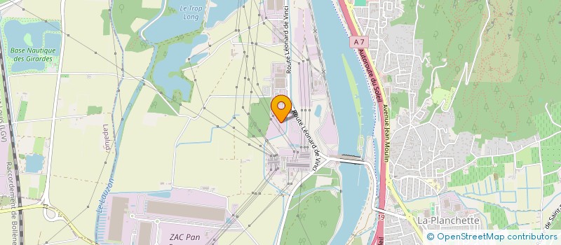 localisation de l'entreprise MAINTENANCE PROFESSIONNELLE ELECTRONIQUE  BOLLENE