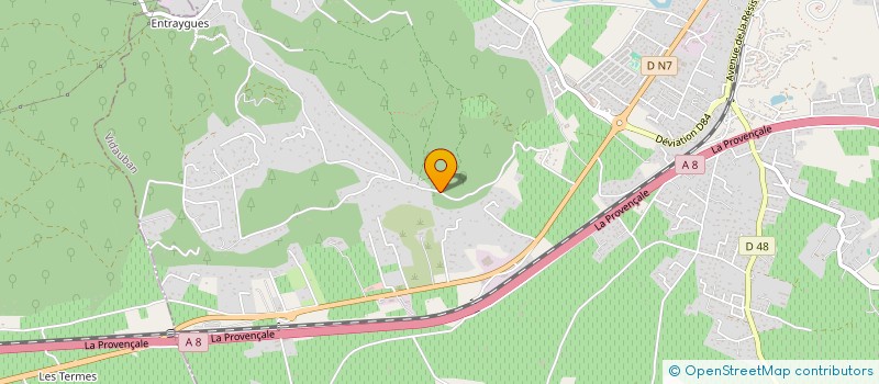 localisation de l'entreprise MAINTENANCE SERVICES CLIMATISATION à VIDAUBAN