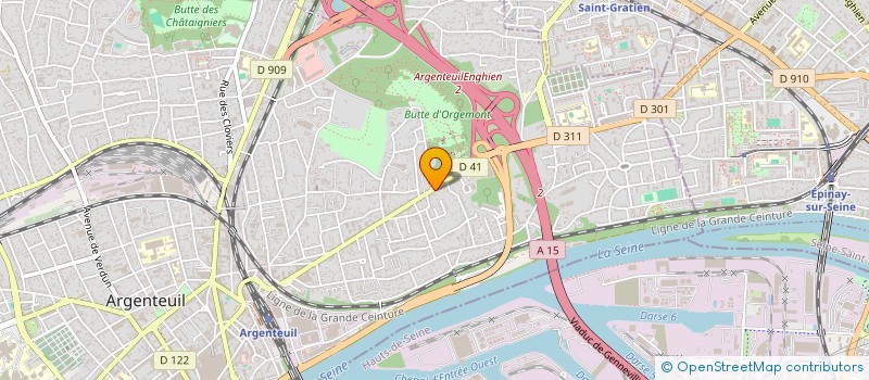 localisation de l'entreprise MAINTENANCE SERVICES INCENDIE  ARGENTEUIL