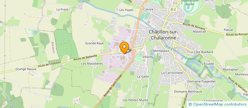 localisation de l'entreprise MAINTENANCE SERVICES INDUSTRIE LEVAGE à CHATILLON-SUR-CHALARONNE