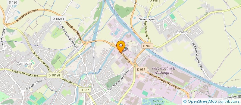 localisation de l'entreprise MAINTENANCE TECHNIQUE CONCEPT à BETHUNE