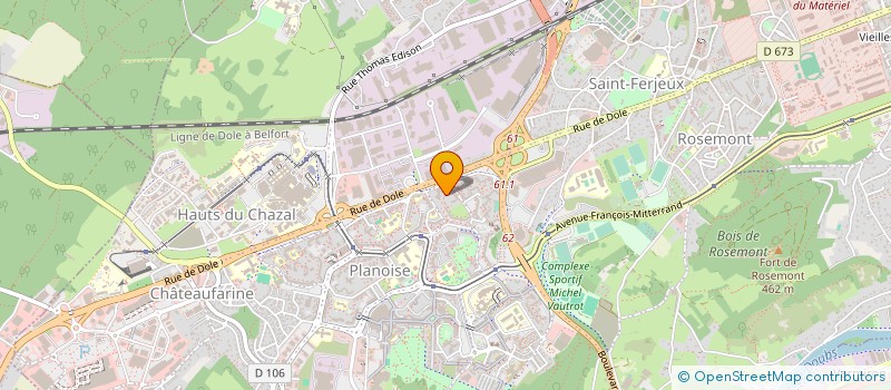 localisation de l'entreprise MAINTENANCE TECHNIQUE SERVICE  BESANCON