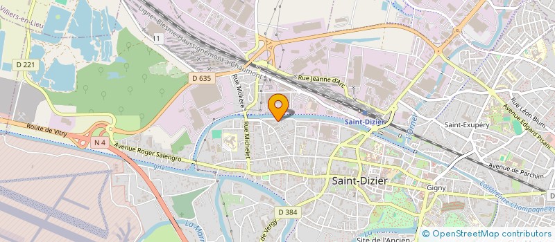 localisation de l'entreprise MAINTENANCE TECHNIQUE SERVICE INDUSTRIE à SAINT-DIZIER