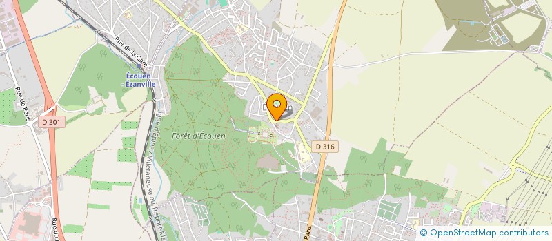 localisation de l'entreprise MAINTENANCE TECHNOLOGIE CABLAGE M.T.C.  ECOUEN