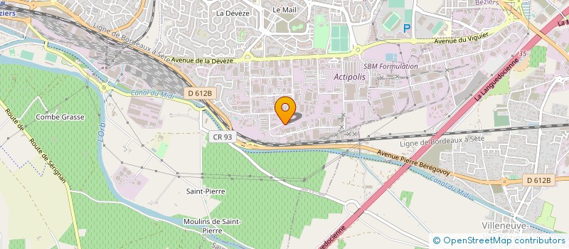 localisation de l'entreprise MAINTENANCE THERMIQUE à BEZIERS