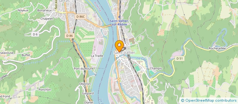 localisation de l'entreprise MAINTENANCE THERMIQUE DOMESTIQUE INDUST  SAINT-VALLIER