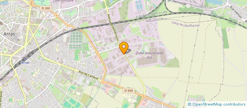 localisation de l'entreprise MAINTENANCE TOITURES DE L'ARTOIS à ARRAS