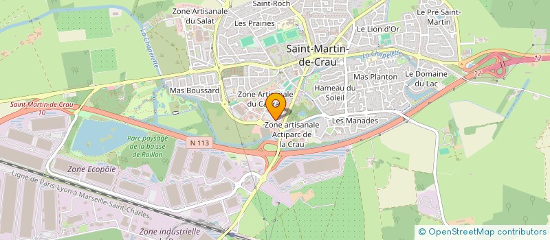 localisation de l'entreprise MAINTENANCE TRAVAUX INDUSTRIELS SCE à SAINT-MARTIN-DE-CRAU