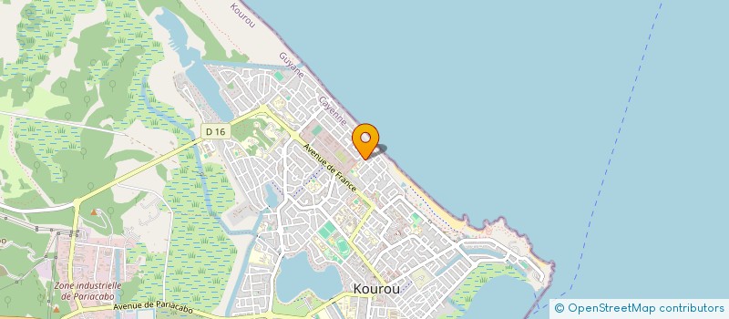 localisation de l'entreprise MAINTENANCE TRAVAUX MONTAGE  KOUROU