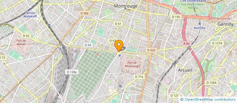 localisation de l'entreprise MAINTENANCE TRAVAUX RENOVATION  MONTROUGE