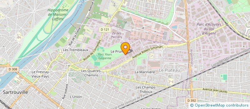 localisation de l'entreprise MAINTENANCE VEHICULES ROUTIERS à SARTROUVILLE
