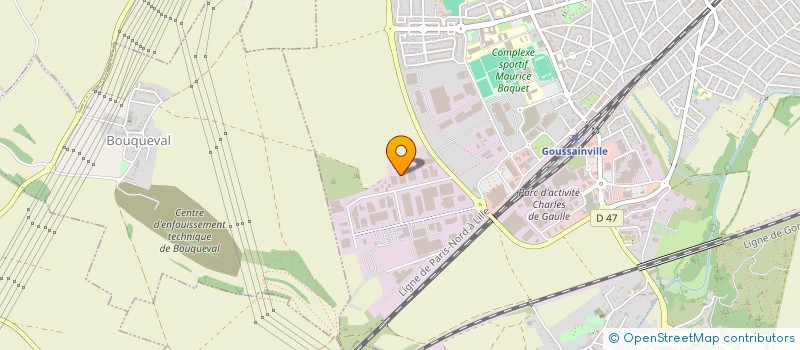 localisation de l'entreprise MAINTENANCE VEHICULES SUR SITE  GOUSSAINVILLE