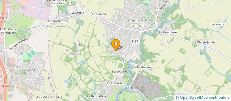 localisation de l'entreprise MAINTENANCE VENDEENNE HERVOUET à DOMPIERRE-SUR-YON