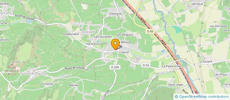 localisation de l'entreprise MAINTENANCE VINICOLE & INDUSTRIELLE  DAVAYE