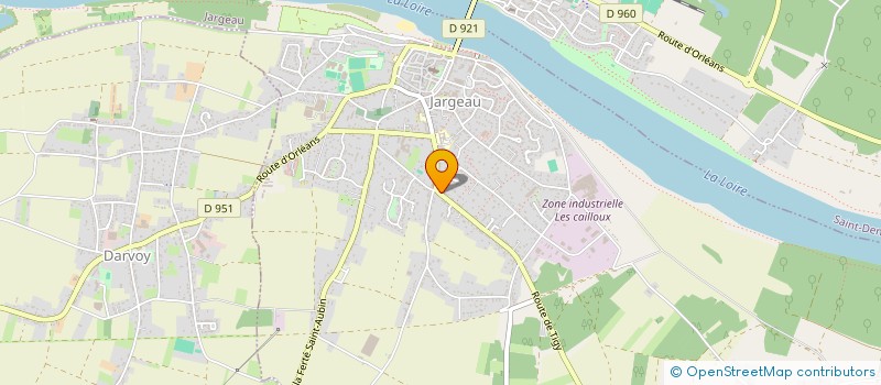 localisation de l'entreprise MAINTENANCE VULCANISATION à JARGEAU