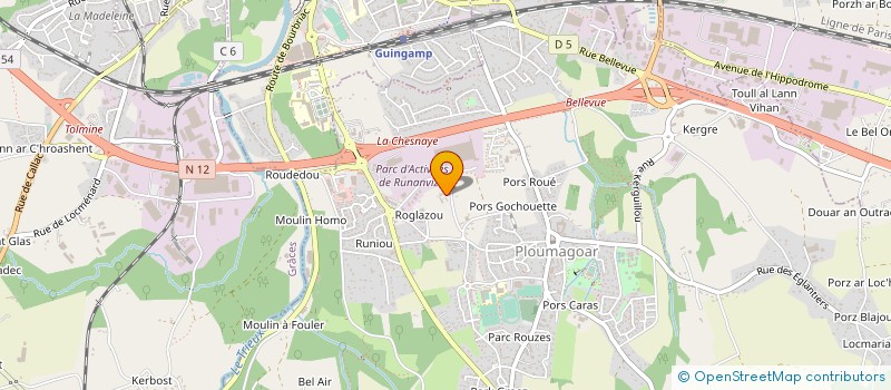 localisation de l'entreprise MAINTENANCES ET ENTRETIENS à SQUIFFIEC